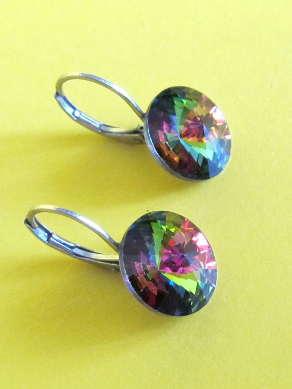 Swarovski crystal earrings Rivoli Watermelon